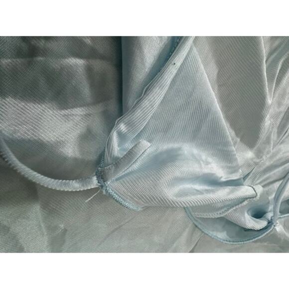 "SEARS" Vintage Blue "The Doesn't Slip" gown Dress Sexy Babydoll Fairy SZ 40 - Picture 10 of 10